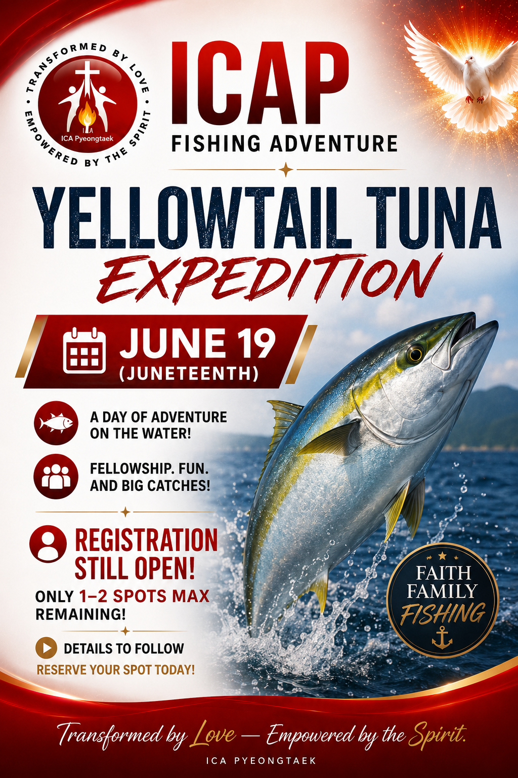 ICAP Fishing Adventure: Yellowtail Tuna Expedition on June 19